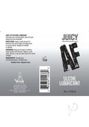 Juicy Af Silicone Lubricant 4 Oz